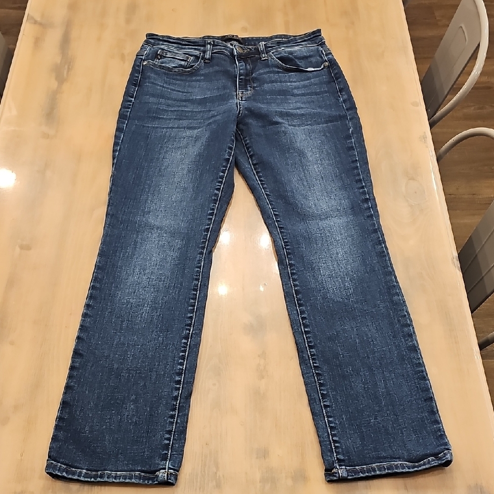 Judy Blue Dark Wash Straight Leg Jeans